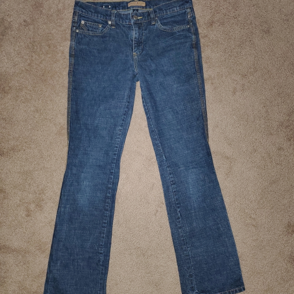 Tommy Hilfiger Straight Leg Jeans, size 7, dark denim wash